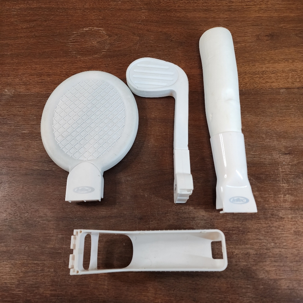 Nintendo Wii Intec Controller Attachments Tennis , Baseball Bat , Golf Club